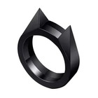Rings Car Ear Safety Tool     Window Breaker  Survival Metal Defense