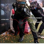 Hydra Paintball Padded Protective Flexible Knee Pads Black grey Large L