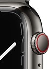 Apple Watch Series 7 gps   Lte  45mm Graphite Stainless Steel Case Milanese Loop