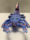 Pepe Santiago Folk Art Scorpion Signed Alebrije Mexico Hand Carved painted Vtg