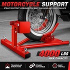 4000 Lbs Capacity Adjustable 15 -21  Front Tire Stand Motorcycle Wheel Chock