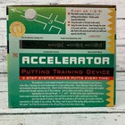 The Accelerator Golf Putting Training Device Practice Mat With 3-step System
