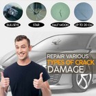5pcs Automotive Glass Nano Repair Fluid Car Windshield Resin Crack Tool Kit