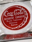 Coca Cola Route Salesman Named Osborne Kansas Ashtray 3 1 2 X 3 1 2    Advertising