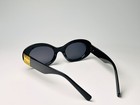 Vintage Oval Black Sunglasses For Women Luxury Retro Designer Eyewear Y2k Fashio