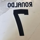 2012-13 Ronaldo Cr7 Real Madrid Home Nameset Name Number La Liga