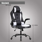 Gaming Chair Racing Style Office Chair High Back Desk Chair Executive Pu Leather