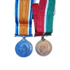 Ww1 Mercantile Marine Pair Of Medals Awarded To Percy N b  Gray