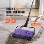 Carpet Floor Sweeper Manual 6 7 Inch Width Sweeping Paths Non Electric