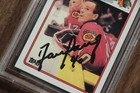 Darren Pang Chicago Blackhawks Signed Autographed Hockey Card Beckett Topps