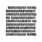 Really Great Stencils  Vertical Dash Pattern 1 Stencil  6x6   Lines  Sticks