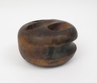Antique Wooden Deadeye Pulley Block 7 5  Nautical Ship Rigging