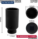30mm Socket 1 2 Drive 30mm 12 Point Axle Nut Socket For Quick Dismantling Axle S