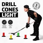 Ace Hockey Drill Cones  6  - Lightweight Stickhandling Trainer