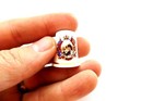 Vintage Thimble 1902 King Edward Vii   Queen Alexandra Coronation By Fenton  