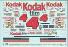 Nascar Decal   4 Kodak Gold Film 1996 Chevrolet Monte Carlo S  Marlin Slixx 1 24