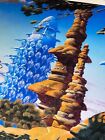 Yes Poster Anderson Bruford Wakeman And Howe Hand Signed Jon Anderson