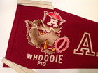 Vintage 1960 University Of Arkansas Pennant   The Razorbacks   Clean 
