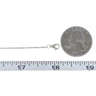 Vintage Sterling Silver 925 Gold Tone Cubic Zirconia Bar Pendant Necklace 16 -18