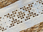 Hardanger  Gorgeous 10 1 2 X 4 1 2 In   White   Norwegian Embroidery Bunad Trim 