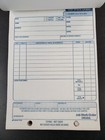 Abft5868 Adams Job Work Order Book  3-part Carbonless 33 Sets Each - Pack Of 10 