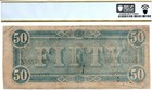 1864  50 Confederate States Of America T-66 Pf-2 Note - Pcgs Vf30  Civil War Era