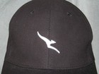 Qantas Australia Airline Black Logo Ball Hat Sport Cap Official Merchandise