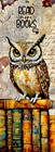 Owl Bookmark Read More Books  Gift For Readers  Book Club  Collectable