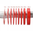 2mm   15mm 25m Strong Double Sided Pet Red Adhesive Tape For Cell Phone Repair