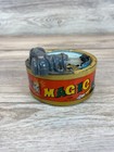 Vintage Magic Mouse Bank Tin Wind-up Mechanical Coin Bank Yone Japan Works Ok