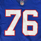 Jon Runyan Jr New York Giants Nike Game Worn Nfl Jersey Size 46 Autographed