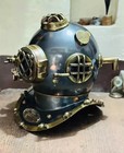 Antique Diving Divers Helmet Mark V Vintage Navy Us Sea Deep Scuba Morse 