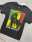 Bob Marley Shirt Mens Small Black Zion Rootswear Reggae Rasta Graphic Tee Music