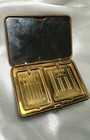 Art Deco Cosmetic Compact Powder Rouge Flower Basket Enamel