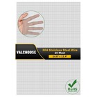 1 Piece Woven 304 Stainless Steel Mesh 14 6  X11 4   372x292mm   Easy To Cut