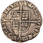 Mary Tudor Silver Hammered Groat  1553-54 Pomegranate Mintmark England 3m