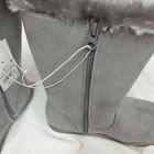 Cat   Jack Girls  Gray Hart Shearling Boots