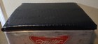Vintage 1950 s Miller High Life Aluminum Cooler Padded Foot Rest Bench Man Cave
