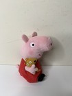 Ty Beanie Babies Peppa Pig With Teddy Bear Plush 8  2016 Bean Bag Retired
