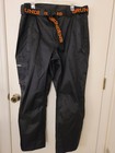 Grundens Waterproof Fishing Pants Style 10363 Blk Heavy Duty Rain Gear Men s Xl