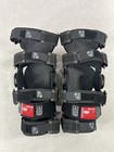 Evs Axis Knee Brace Set Black Size Medium Mx Motocross Dirt Bike Armor