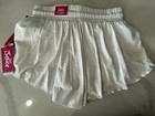 New Justice Foil Flutter Short Bleach White Size 7 8