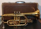 Vintage Holton Collegiate C602r Cornet W  Case   Extras