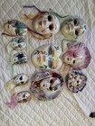 Collection Of Hand Painted Wall Masks