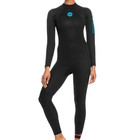 Roxy Women s 3 2mm School Rental Black Long Sleeve Back Zip Wetsuit  Size 6