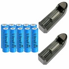 Ultrafire 14500 Battery 1800mah Li-ion 3 7v Rechargeable Cell Batteries Usa Lot