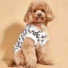 Pet Dog Clothes Hoodie Warm Winter Autumn Graphic Letters Coat Shirt Sweater