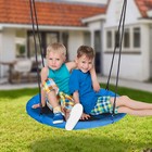 40  Waterproof Saucer Tree Swing Set Outdoor Round Swing For Children Blue