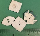  4  Butterfly mill Hill  Maple Leaf ladybug On Leaf Ceramic 2-hole Buttons-z339