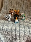 Ty Beanie Boos Lot 6 Plush Animals Penguin Giraffe Moose Polar Bear Leopard